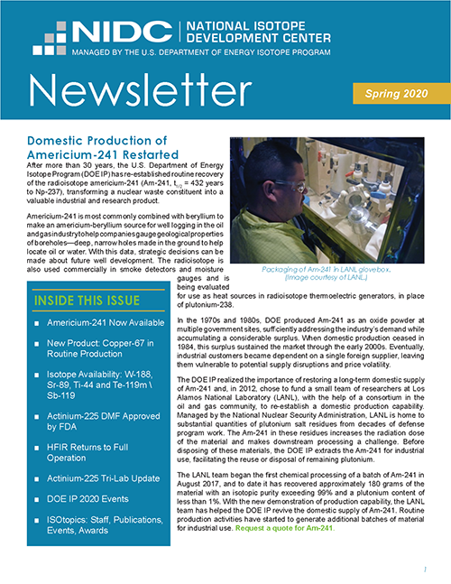 NIDC Spring 2020 Newsletter