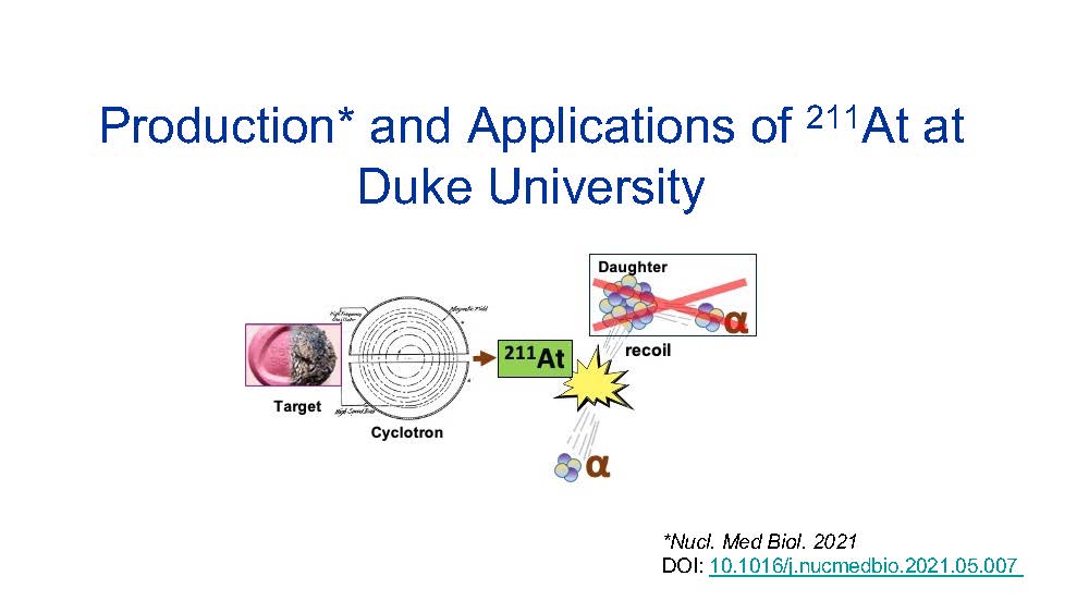 Production and Applications of At-2511 at Duke University by Dr. Michael Zalutsky, Duke University
