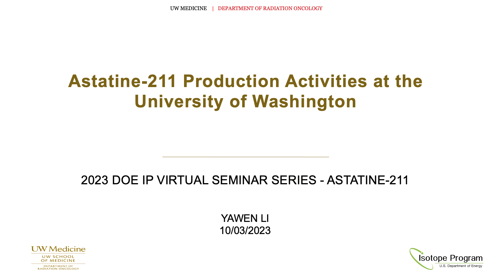 At-211 Presentation