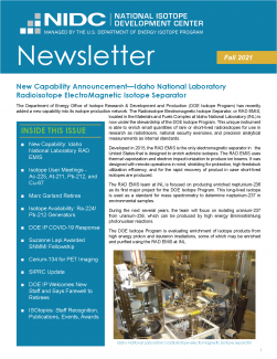 Cover of Fall 2021 NIDC Newsletter